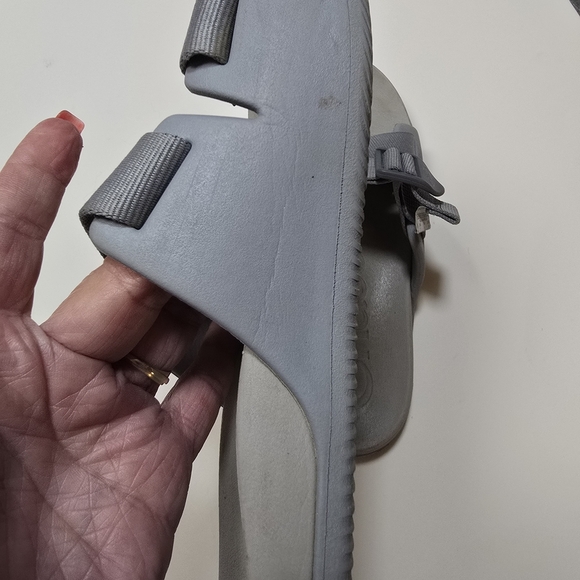 Chaco Gray Slide Sandals - Picture 3 of 3